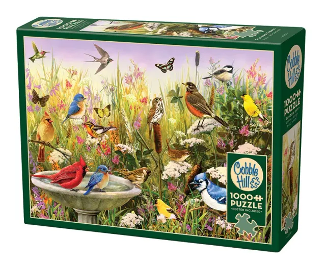 Cobble Hill Feathered Friends puzzle 1000 piese păsări