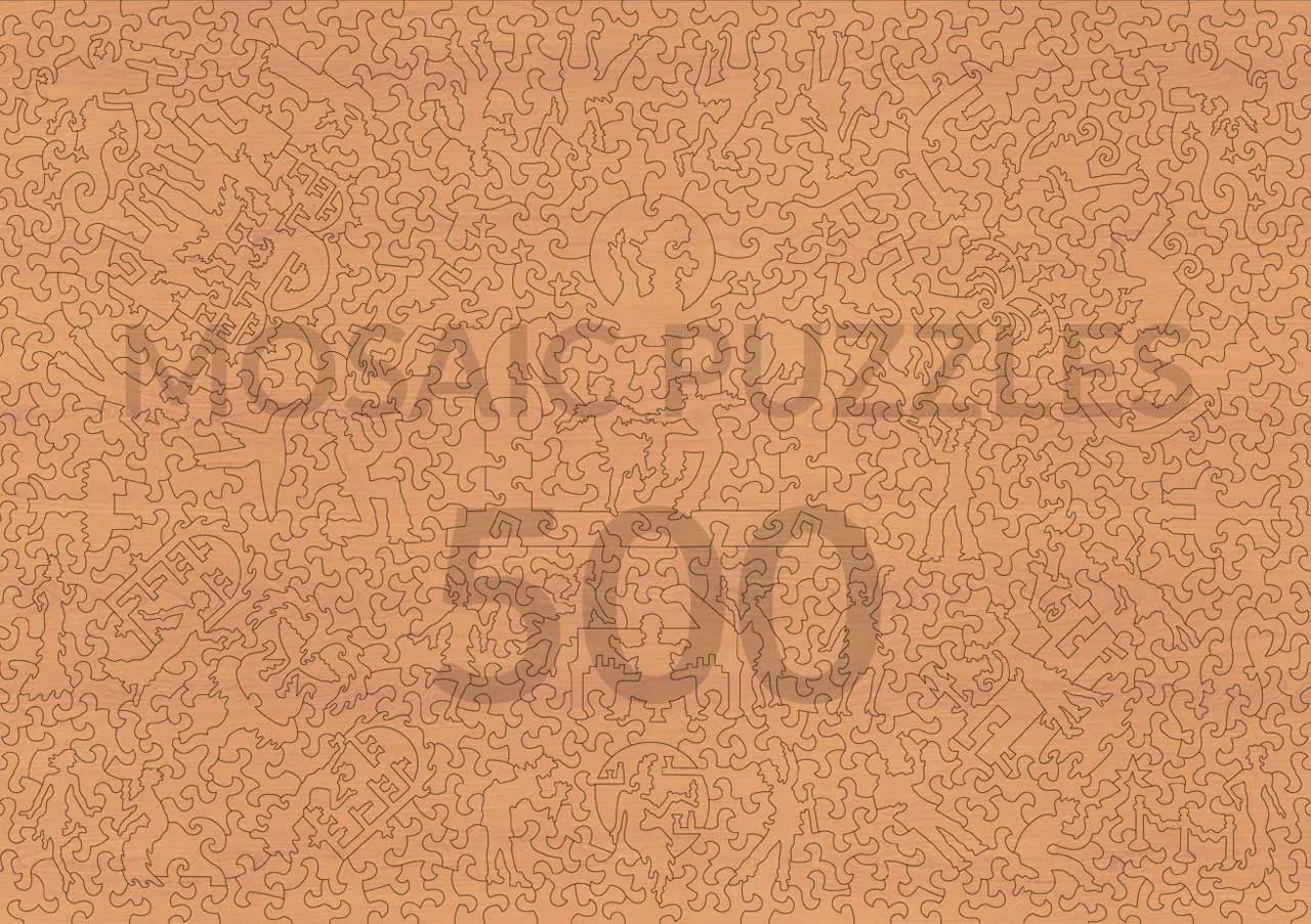 Mosaic Puzzles Comedie Parisienne puzzle lemn 1000 piese poster