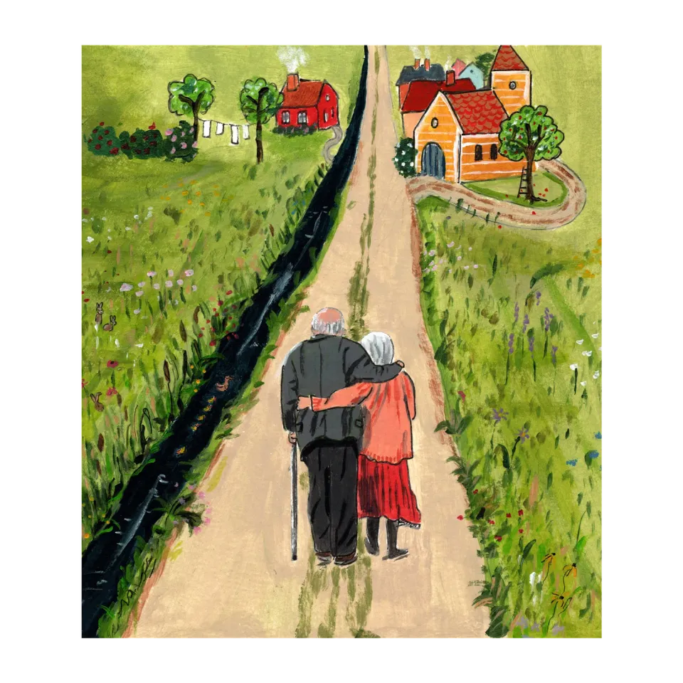 Hidden Piece Puzzles Grow Old Together puzzle 361 piese 29x34 cm