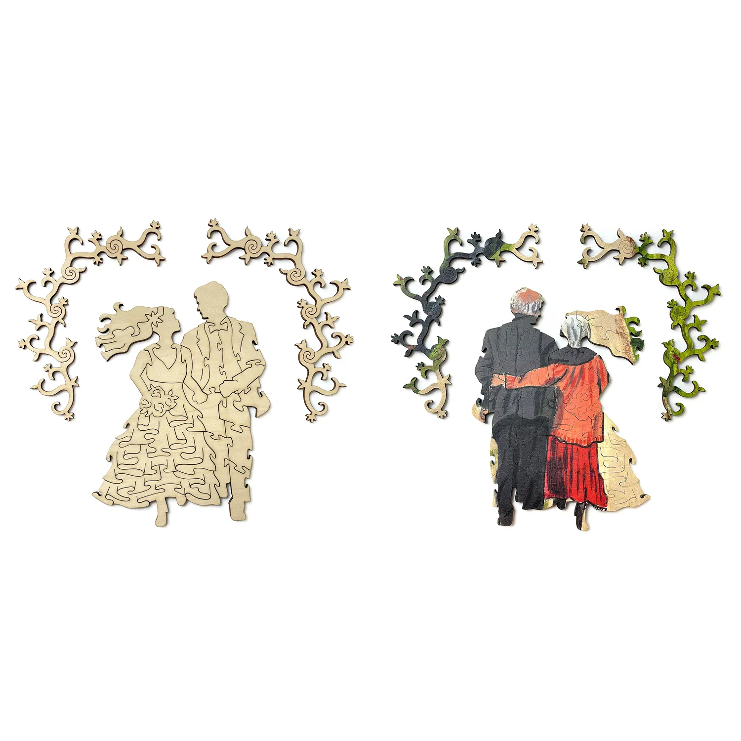 Hidden Piece Grow Old Together puzzle 531 piese nunta