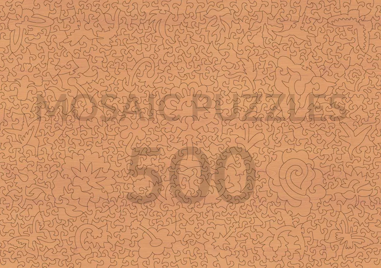 Mosaic Puzzles The Marilynn Bouquet puzzle lemn 500 piese bujori