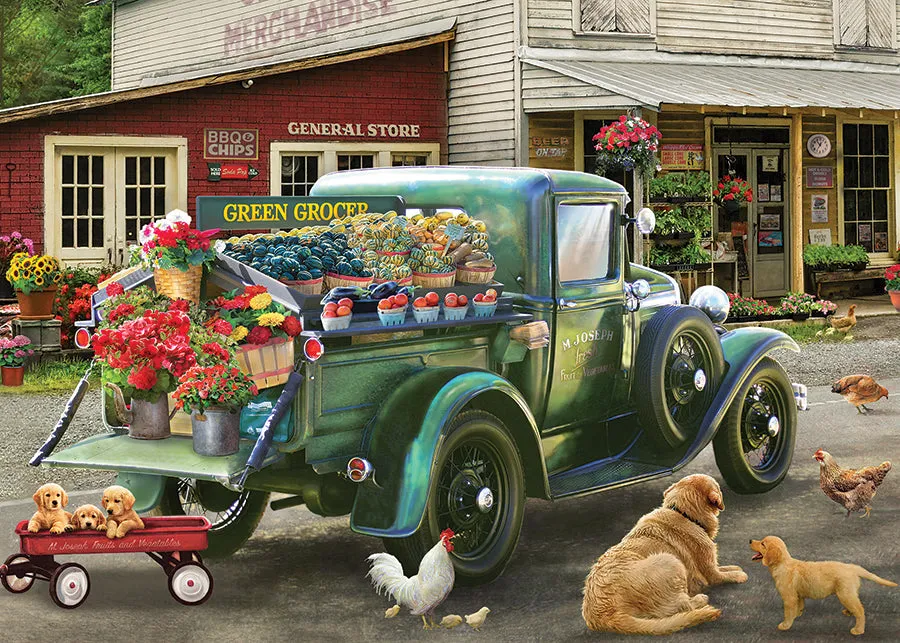 Cobble Hill Green Grocer puzzle 35 piese tava magazin rural