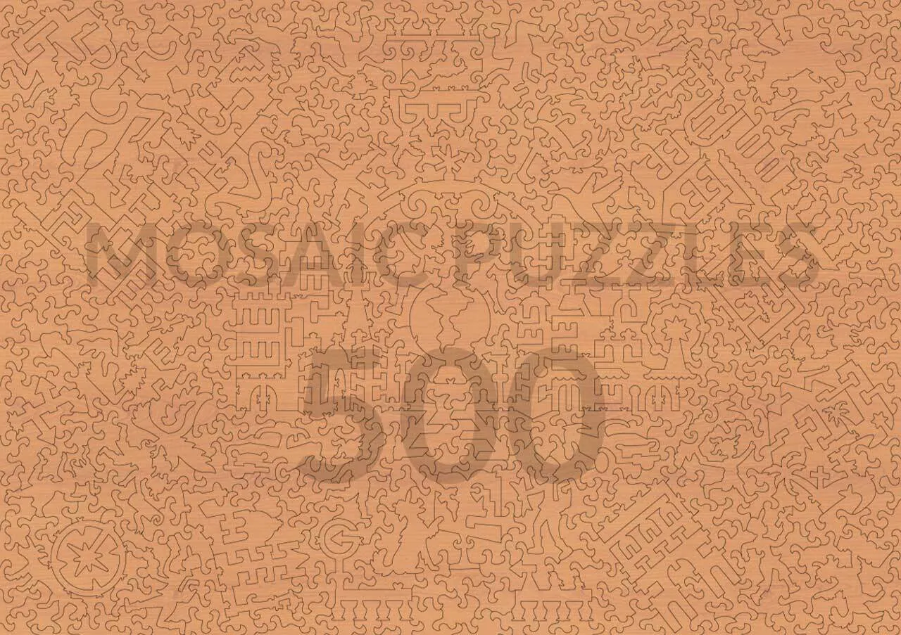 Mosaic Puzzles World’s Fair 1934 puzzle lemn 500 piese poster