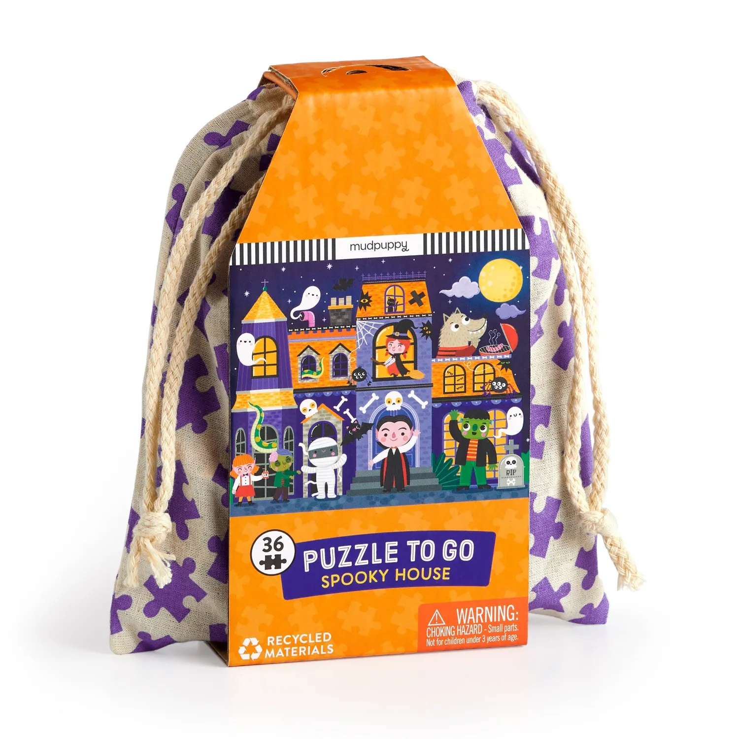 Mudpuppy Spooky House puzzle 36 piese 30x23 cm