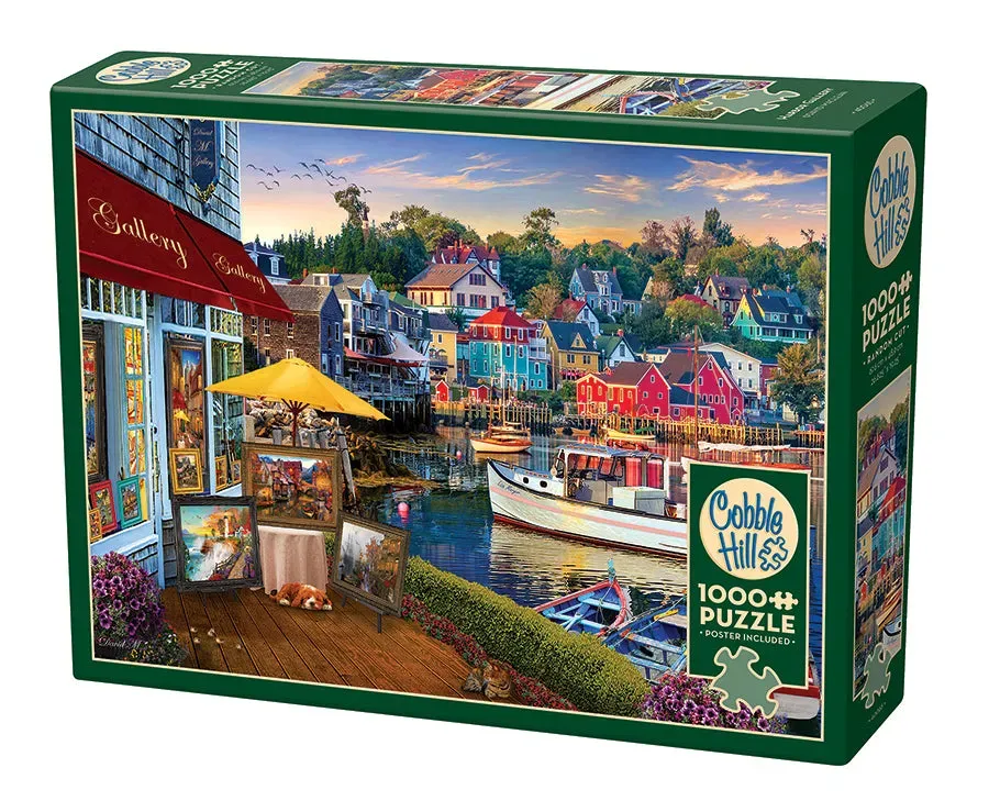 Cobble Hill Harbor Gallery puzzle 1000 piese port