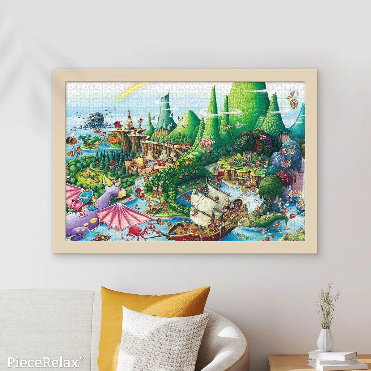 PieceRelax PieceClicks Peter Pan U1196 puzzle 2016 piese dragon
