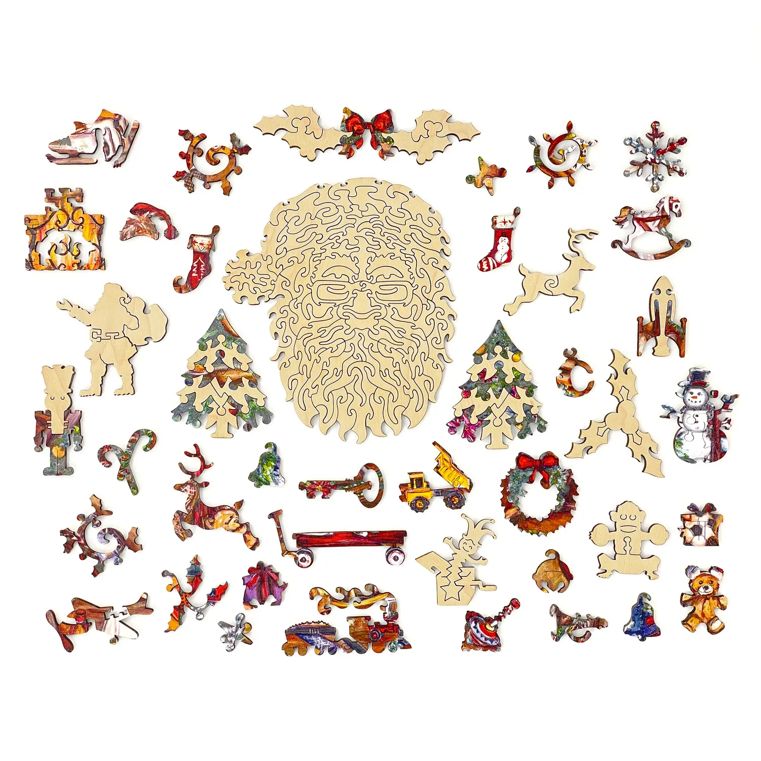 Hidden Piece Old Fashioned Christmas puzzle 526 piese