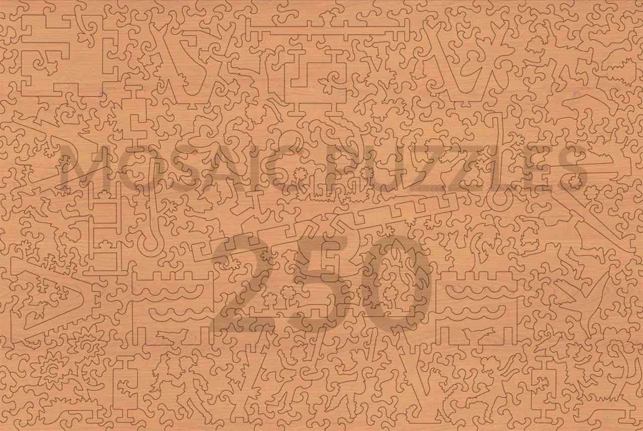 Mosaic Puzzles Heritage Summer in New York puzzle lemn 3D 250 piese