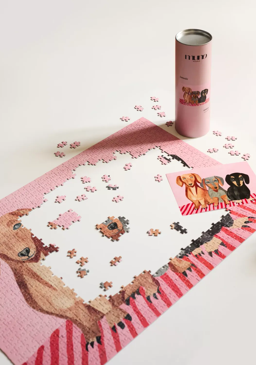 Muno Puzzle Jamniki puzzle 1000 piese teckeli