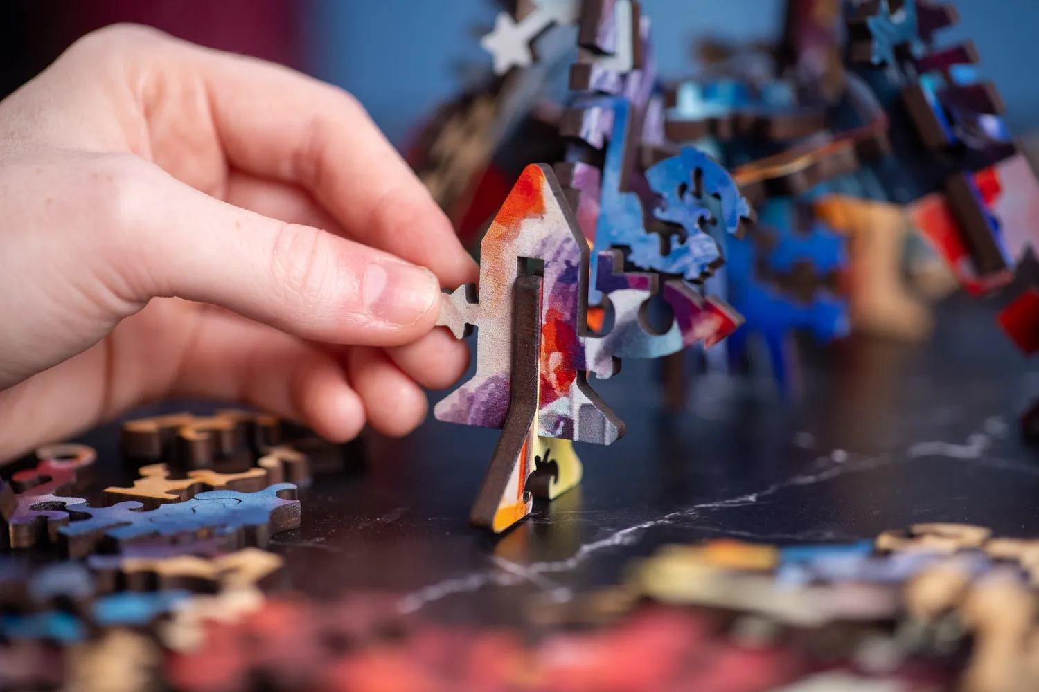 Mosaic Puzzles Space Rocket Odyssey puzzle 3D lemn 1000 piese