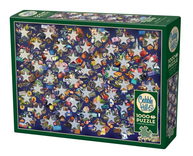 Cobble Hill All Stars puzzle 1000 piese colaj SUA