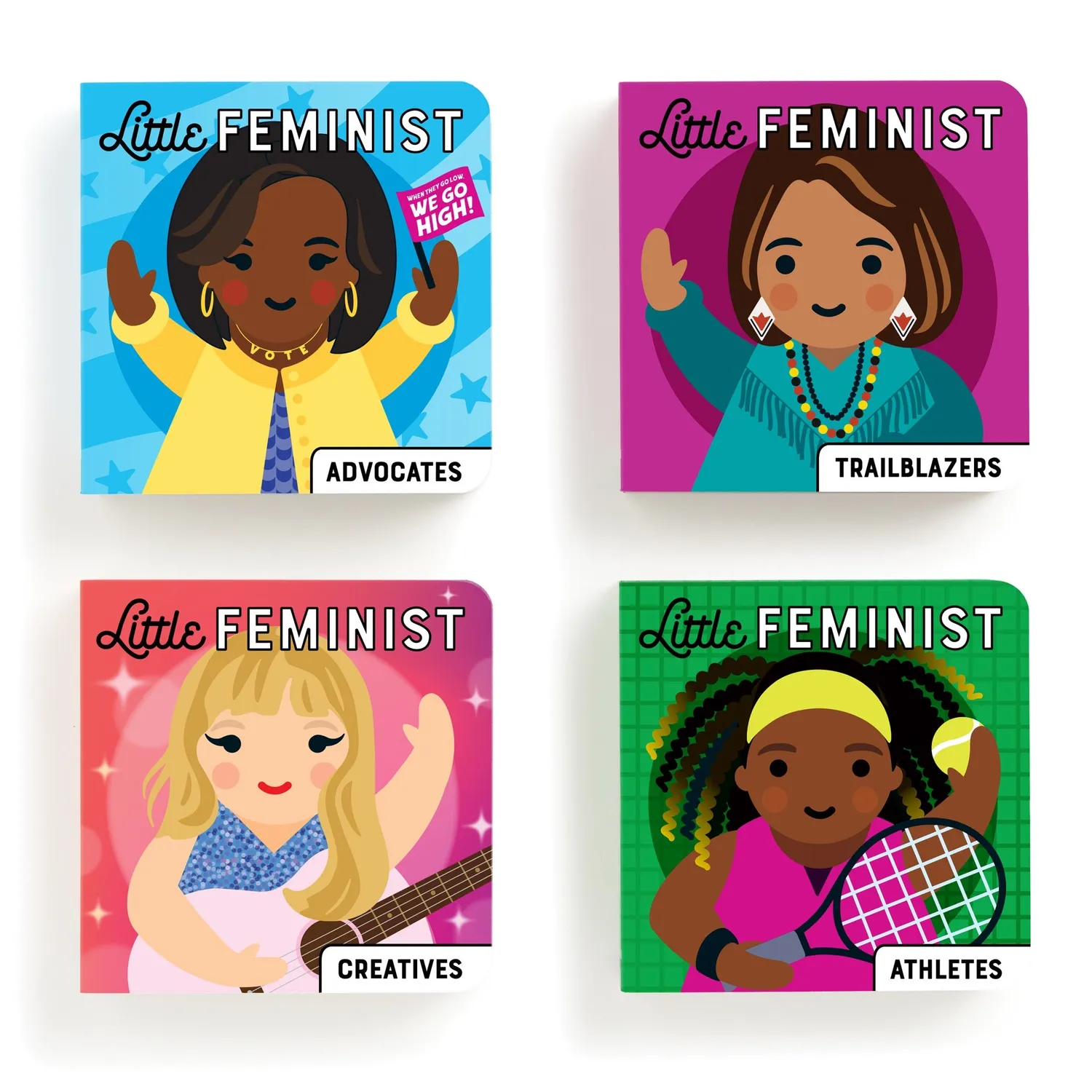Mudpuppy Little Feminist Modern Icons set 4 cărți board