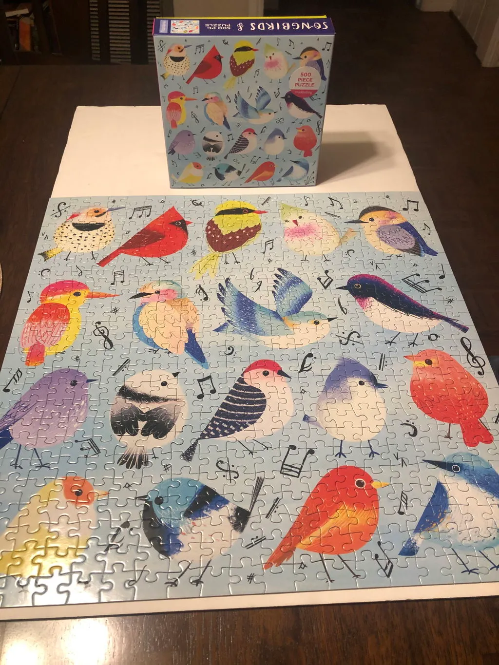 Mudpuppy Songbirds puzzle 500 piese pasari
