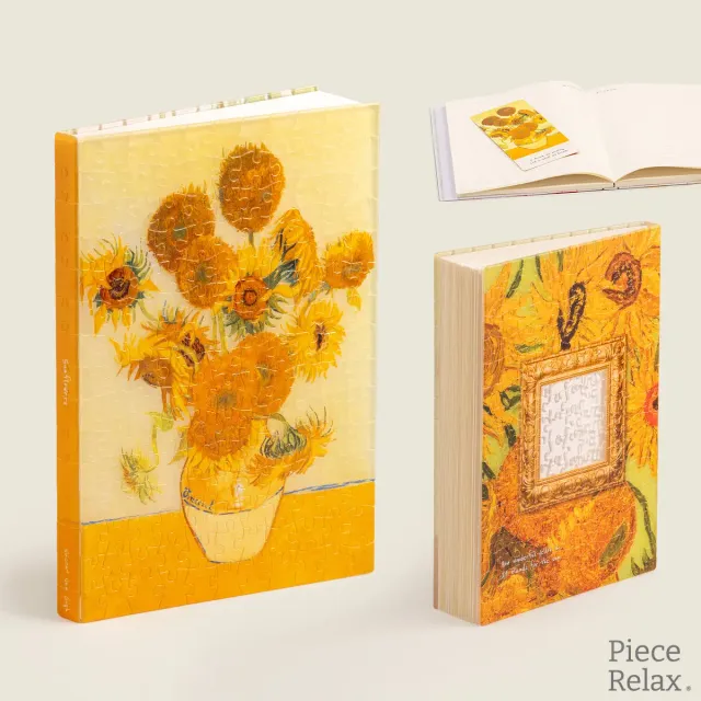 PieceRelax Sunflowers YA1064 jurnal puzzle floarea-soarelui