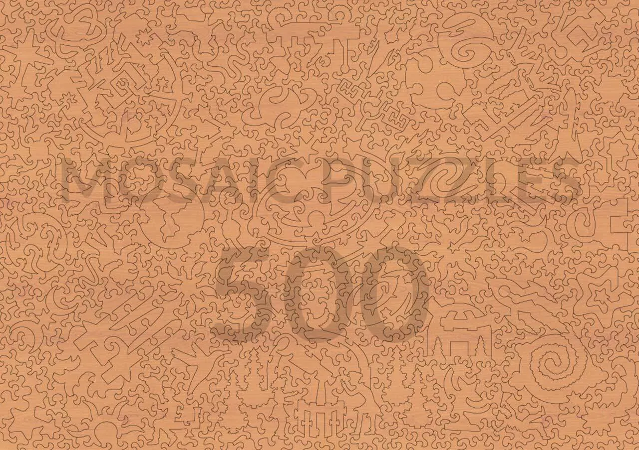Mosaic Puzzles Carina Nebula puzzle lemn 500 piese cosmos