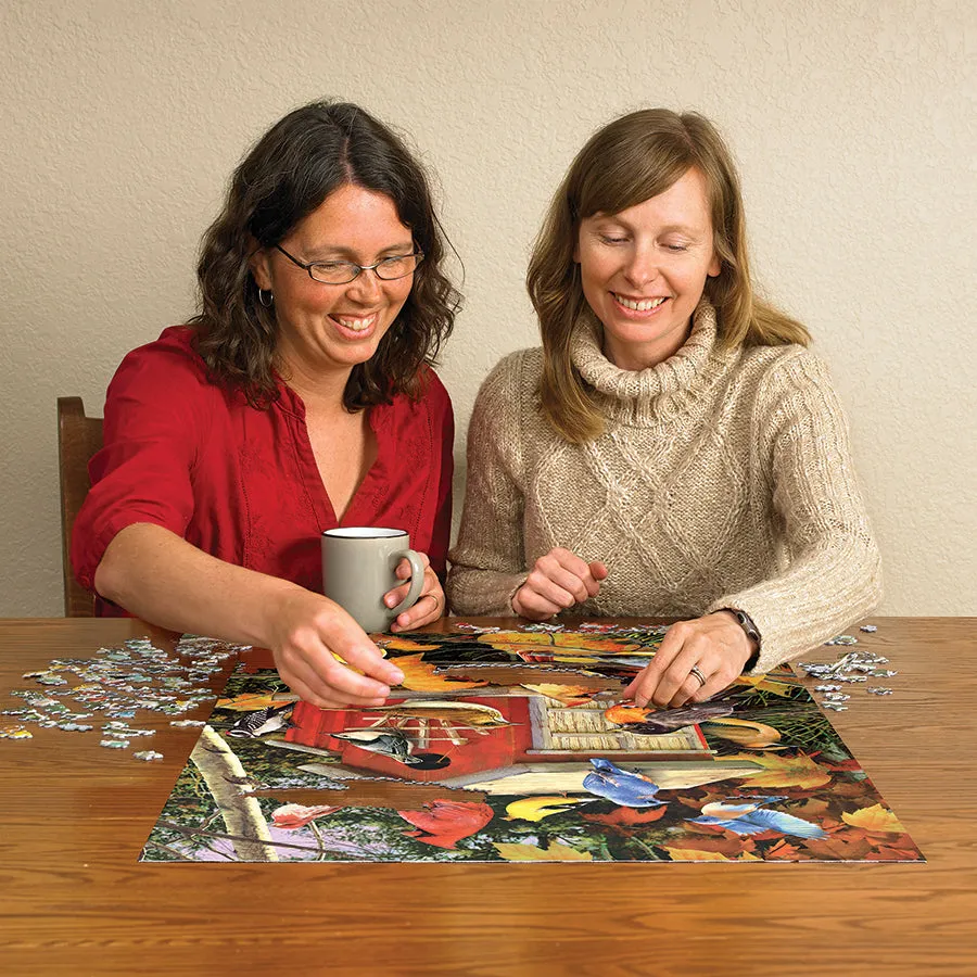 Cobble Hill Fall Birdhouse puzzle 500 piese toamnă