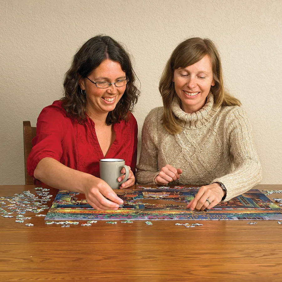 Cobble Hill Rendezvous in London puzzle 1000 piese bistro