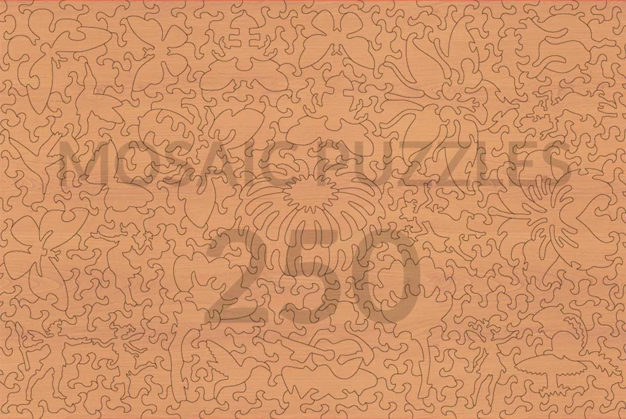 Mosaic Puzzles LuWanna Bouquet puzzle lemn 500 piese floral
