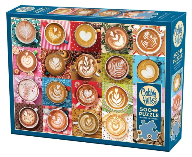 Cobble Hill Love You A Latte puzzle 500 piese