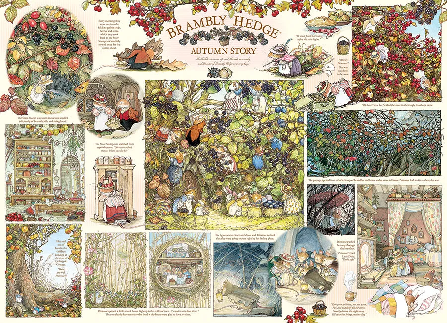 Cobble Hill Brambly Hedge Autumn Story puzzle 1000 piese