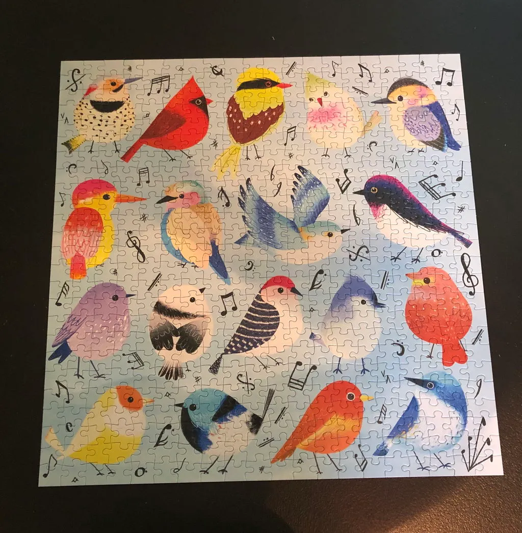 Mudpuppy Songbirds puzzle 500 piese pasari