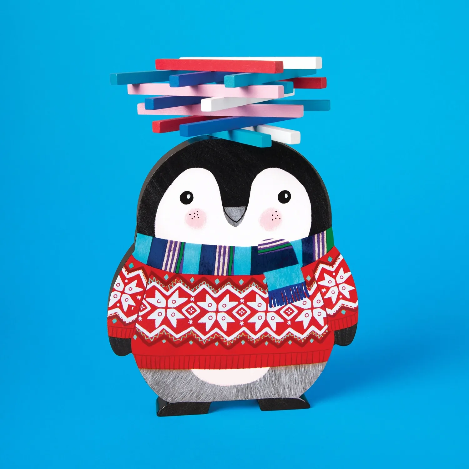 Mudpuppy Penguin Stack-up joc echilibru 40 piese