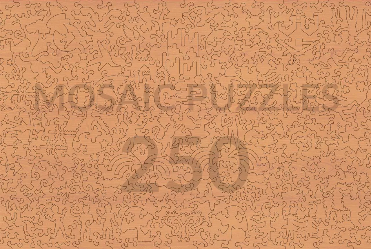 Mosaic Puzzles The Wizard of Oz puzzle lemn 500 piese fantezie