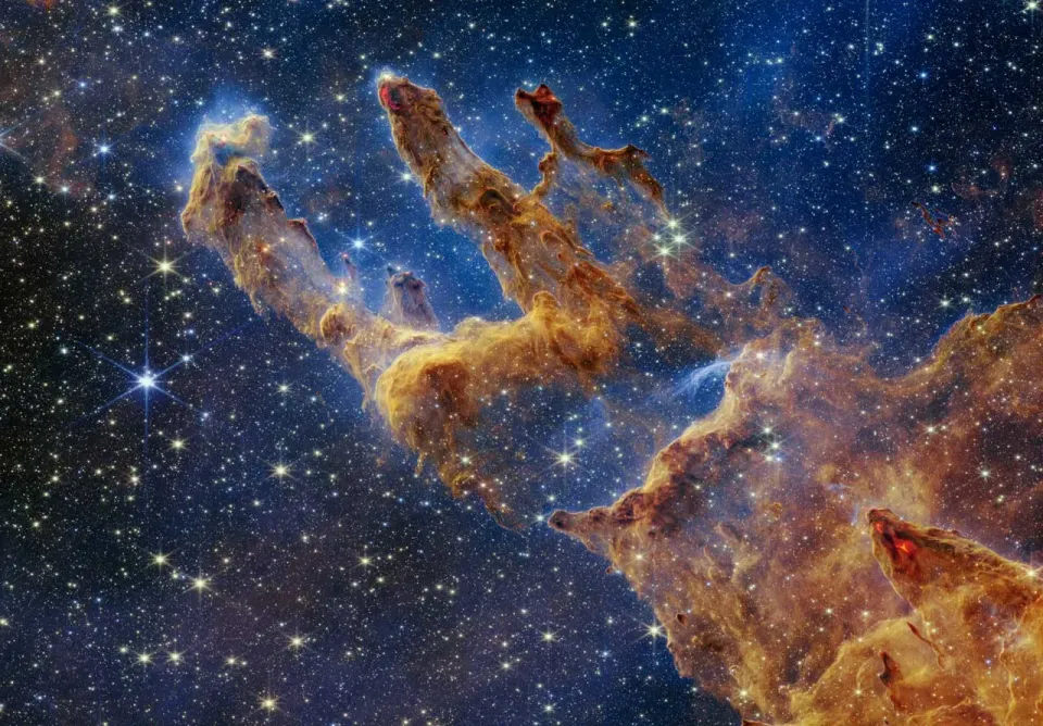 Mosaic Puzzles Pillars of Creation puzzle lemn 1000 piese spatiu