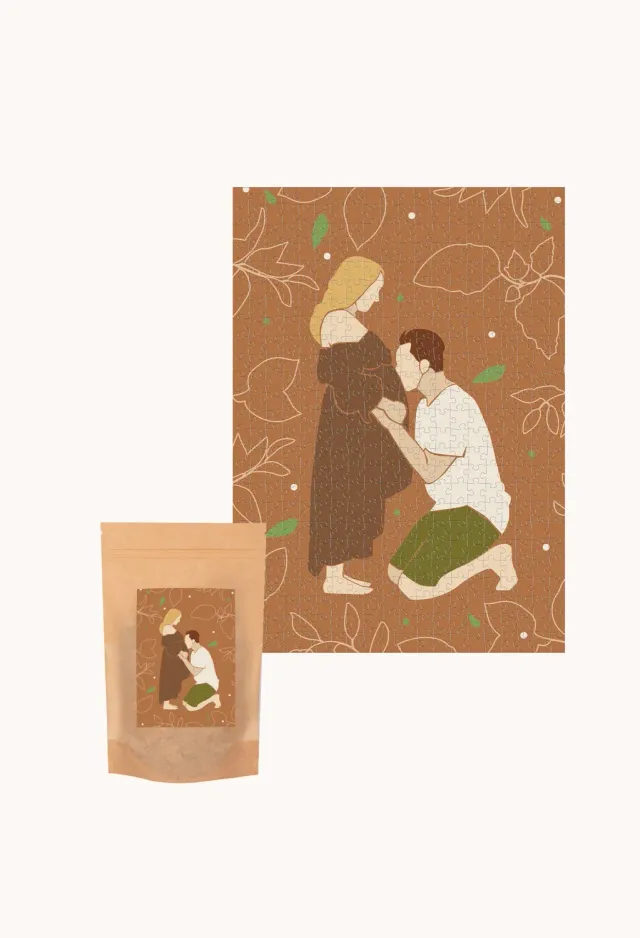 Muno Puzzle We Are Expecting puzzle 500 piese 47x33 cm