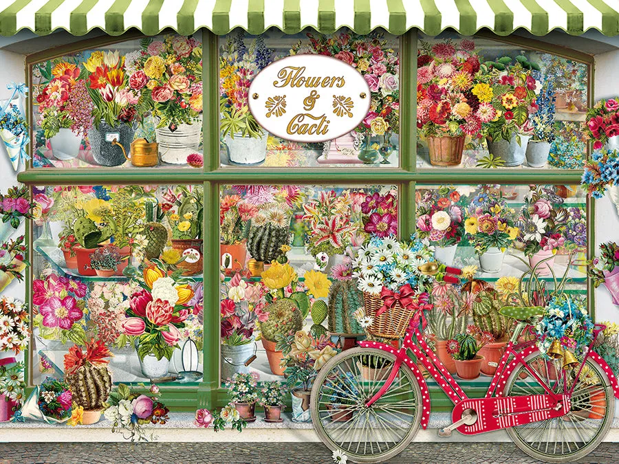 Cobble Hill Easy Handling Flowers and Cacti Shop puzzle 275 piese mari