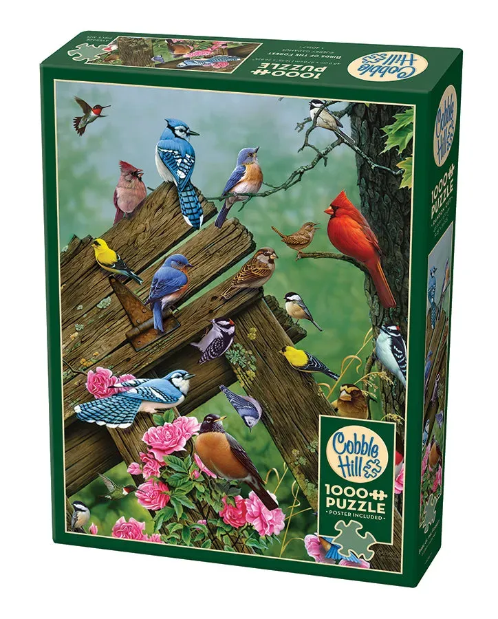 Cobble Hill Birds of the Forest puzzle 1000 piese păsări