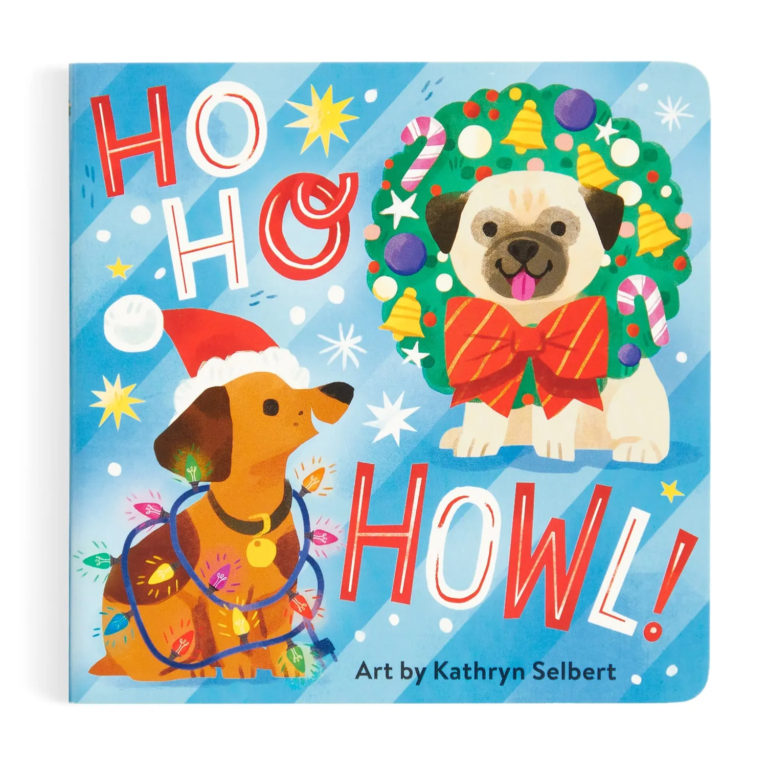 Mudpuppy Ho Ho Howl! carte cartonată Crăciun