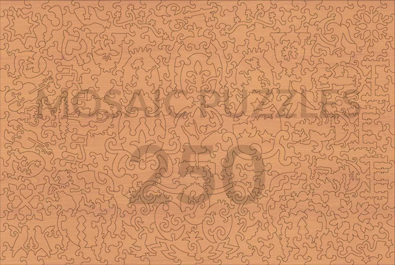 Mosaic Puzzles Royal Egg Hunt puzzle lemn 50 piese oua