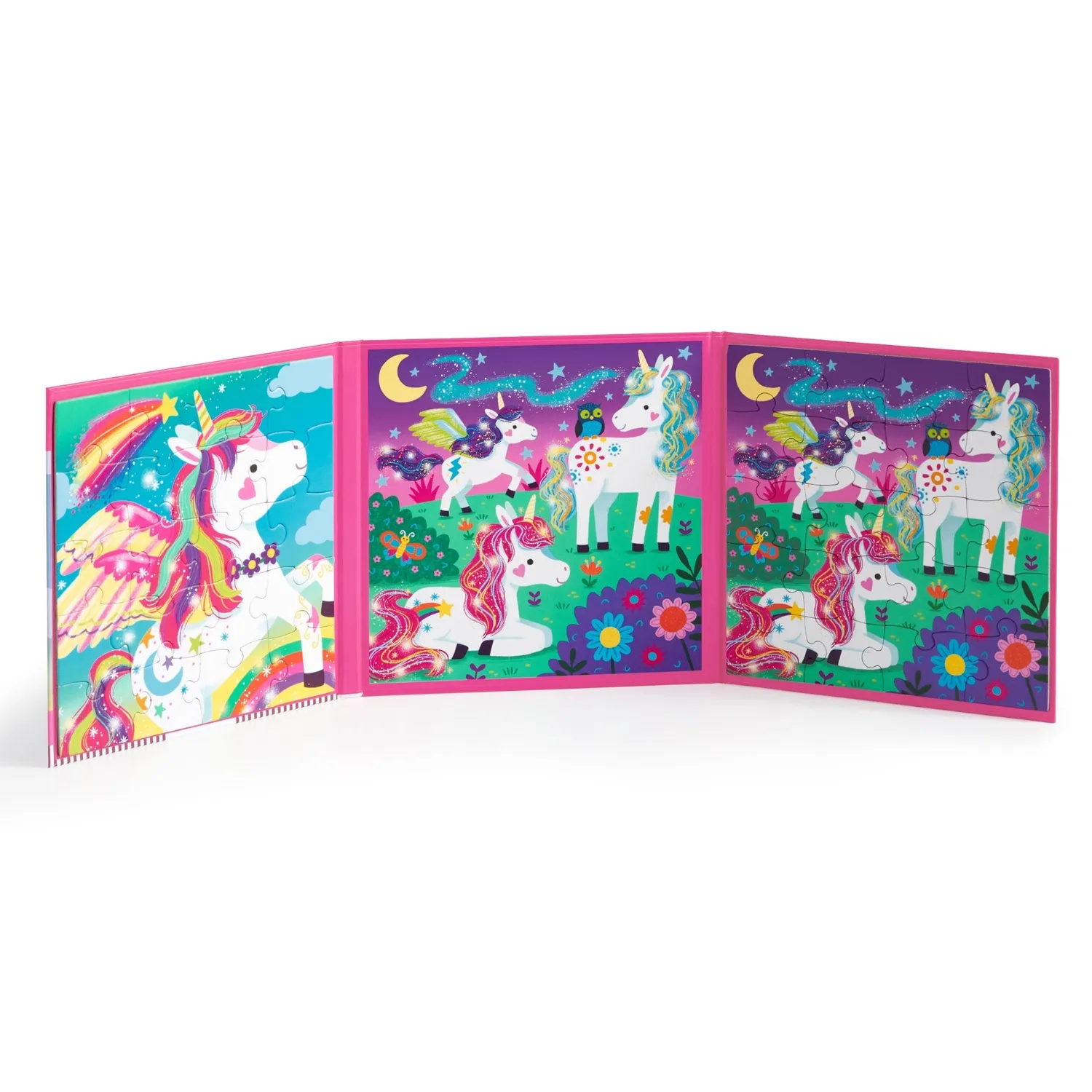 Mudpuppy Unicorn Dreams puzzle magnetic 2x20 piese