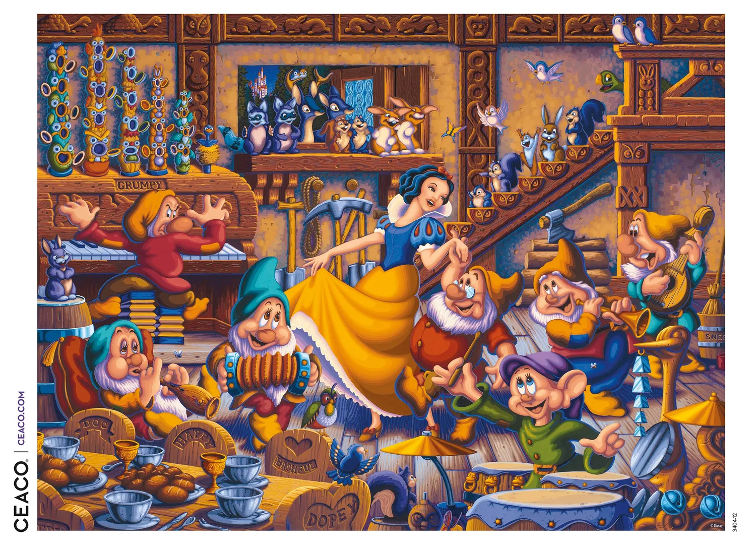 Ceaco Disney Dowdle Snow White puzzle 1500 piese