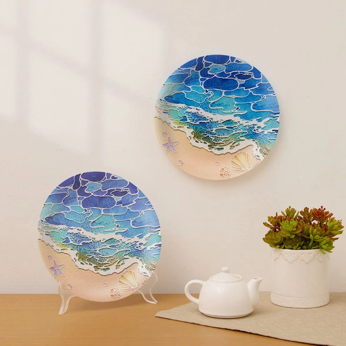 PieceRelax Shells and the Sea PL1011 farfurie puzzle scoici