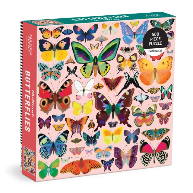 Mudpuppy Brilliant Butterflies puzzle 500 piese fluturi