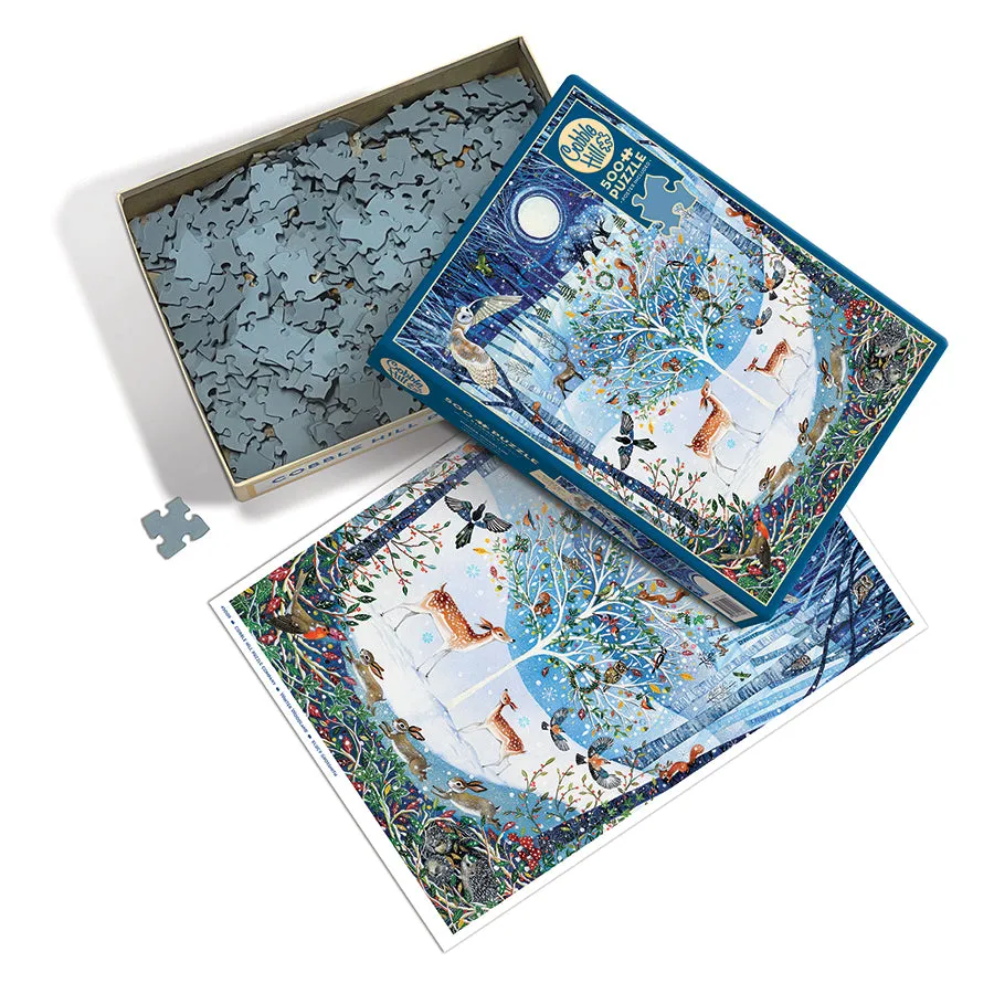 Cobble Hill Winter Woodland puzzle 500 piese iarnă