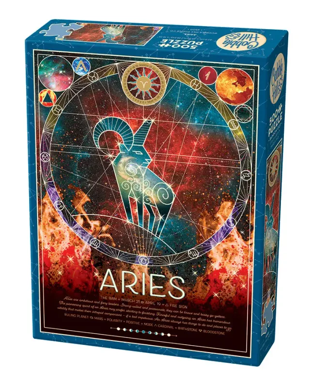 Cobble Hill Aries 45011 puzzle 500 piese zodiac