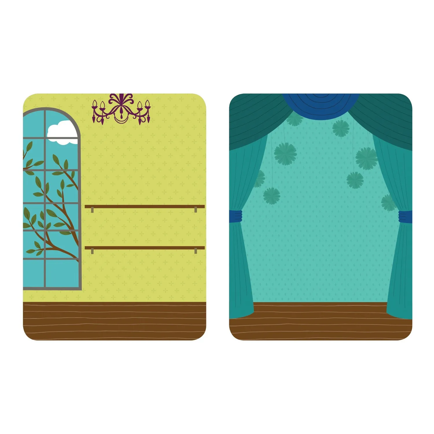 Mudpuppy Woodland Ballet joc magnetic balerine