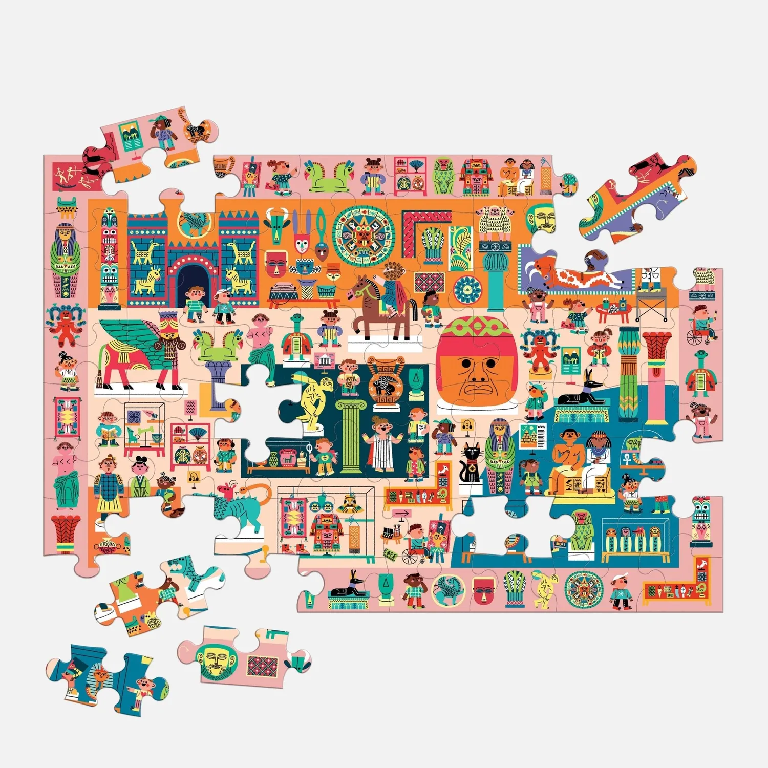 Mudpuppy At the Museum puzzle 64 piese artă cultură