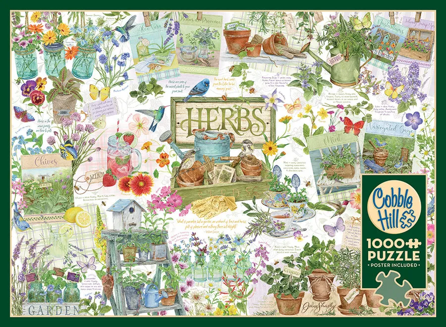 Cobble Hill Herb Garden puzzle 1000 piese gradina