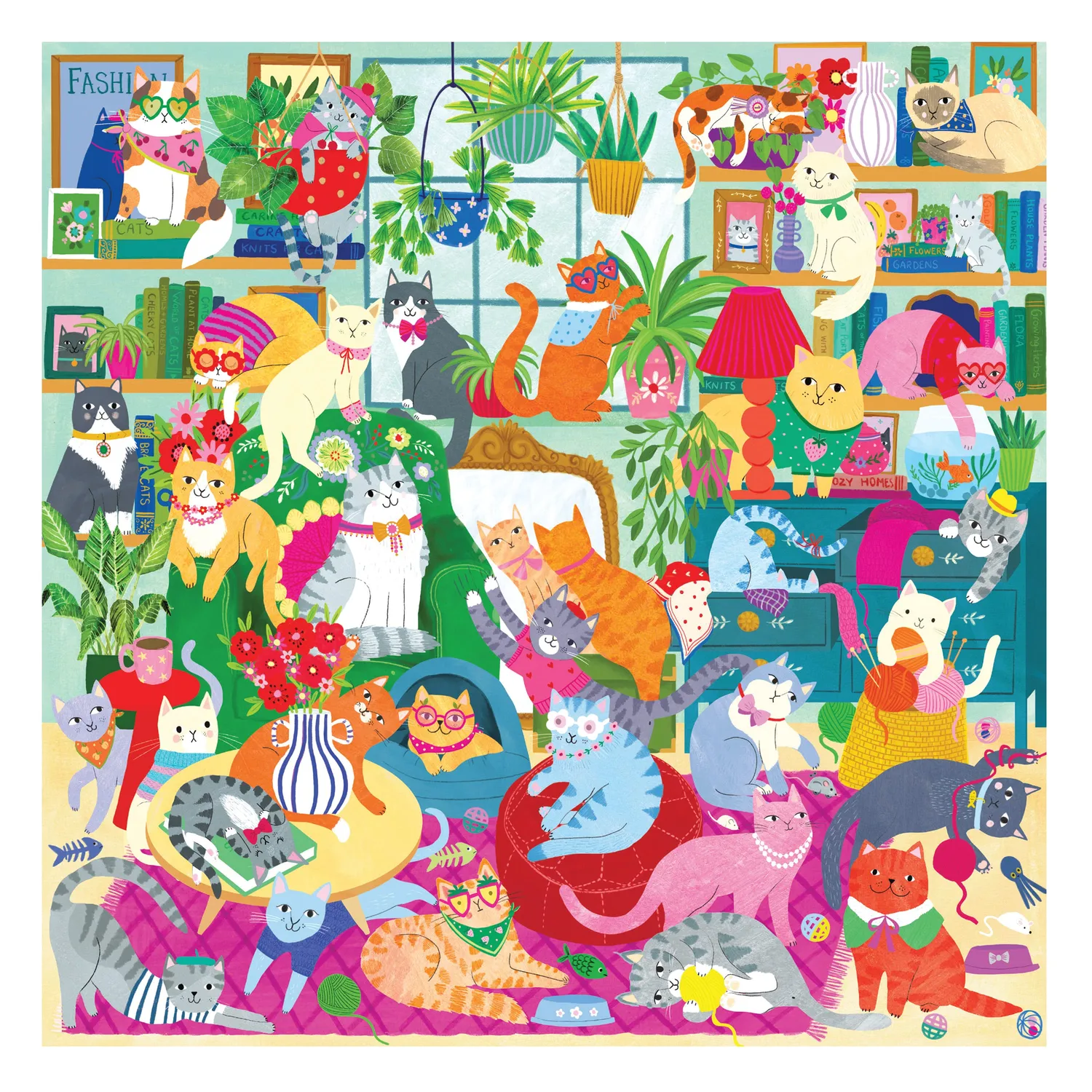 Mudpuppy Caturday Afternoon puzzle 500 piese pisici
