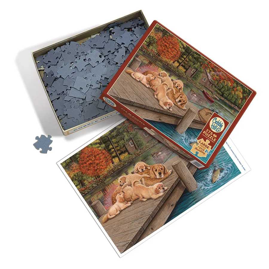 Cobble Hill Lazy Day on the Dock puzzle 275 piese caini