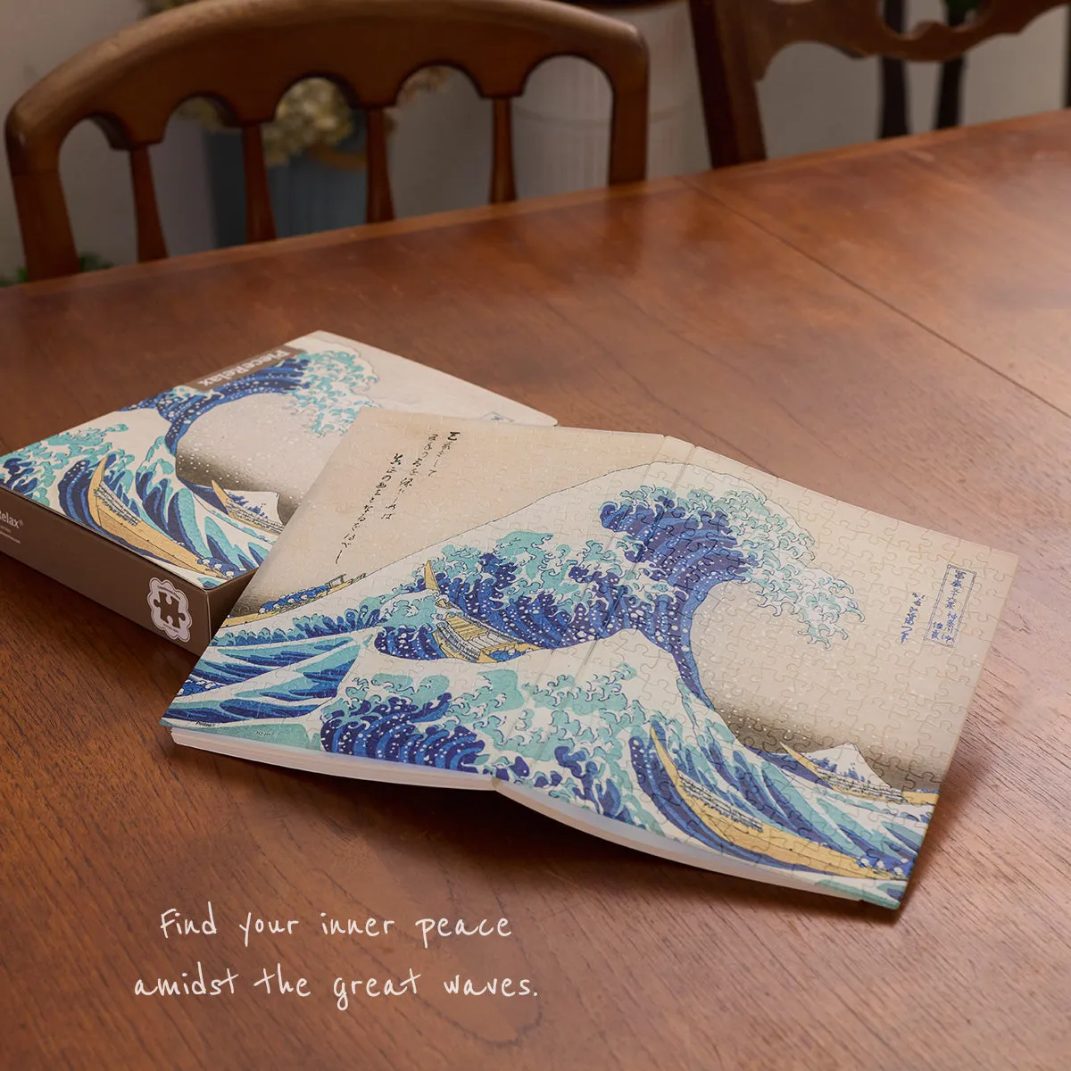PieceRelax The Great Wave YA1066 jurnal puzzle A5 val
