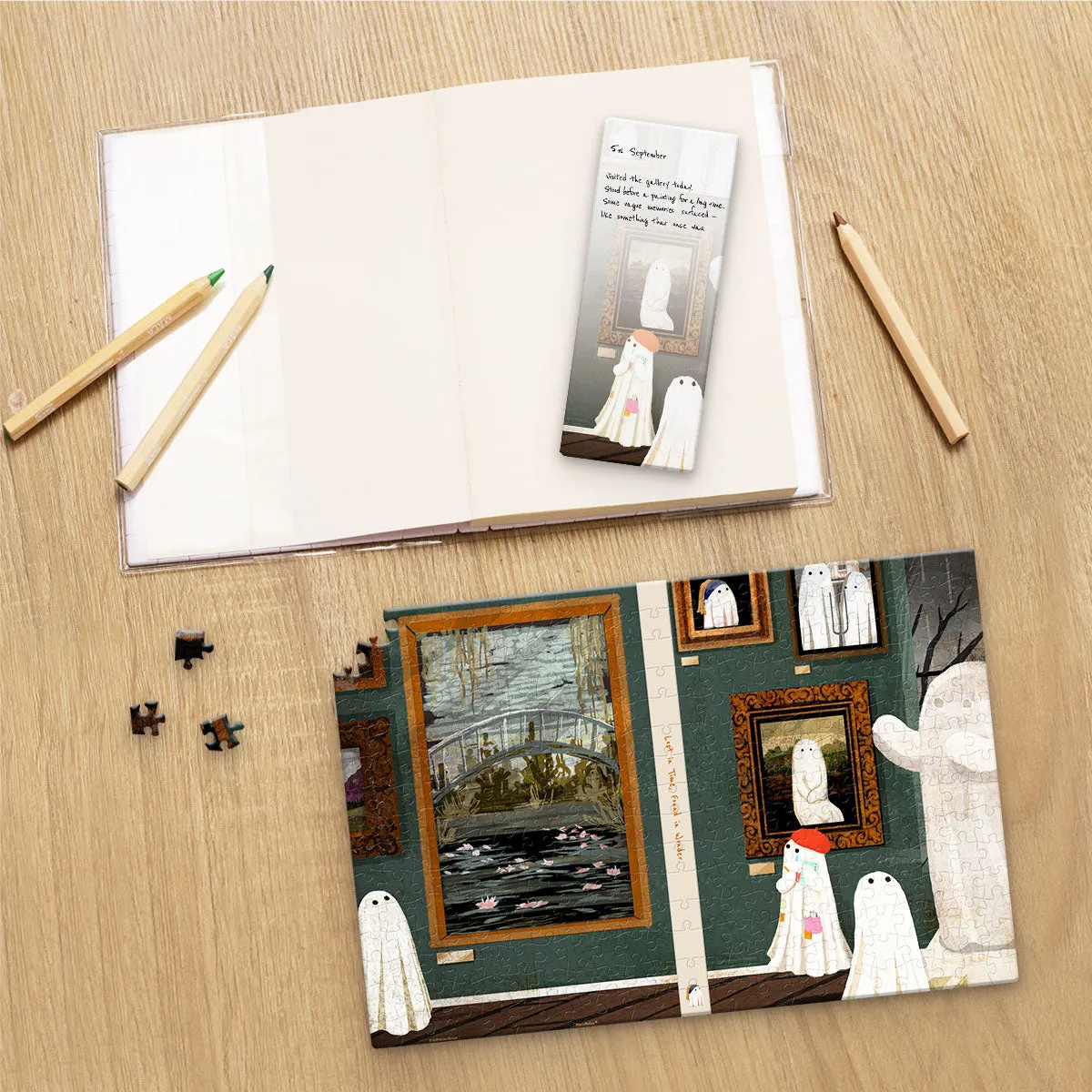 PieceRelax YA1073 puzzle jurnal The Gallery mic A5