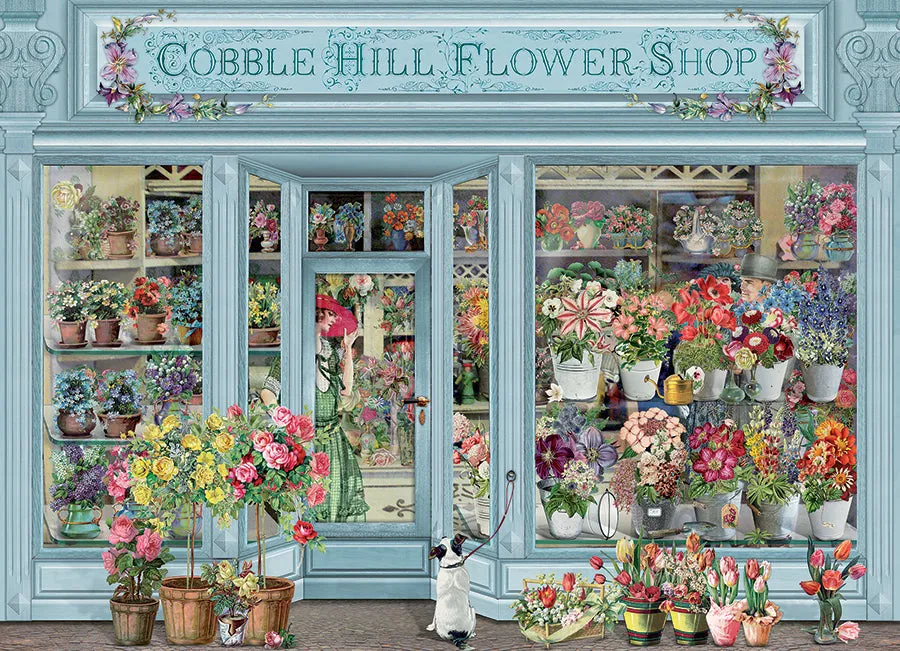 Cobble Hill Parisian Flowers puzzle 1000 piese florarie
