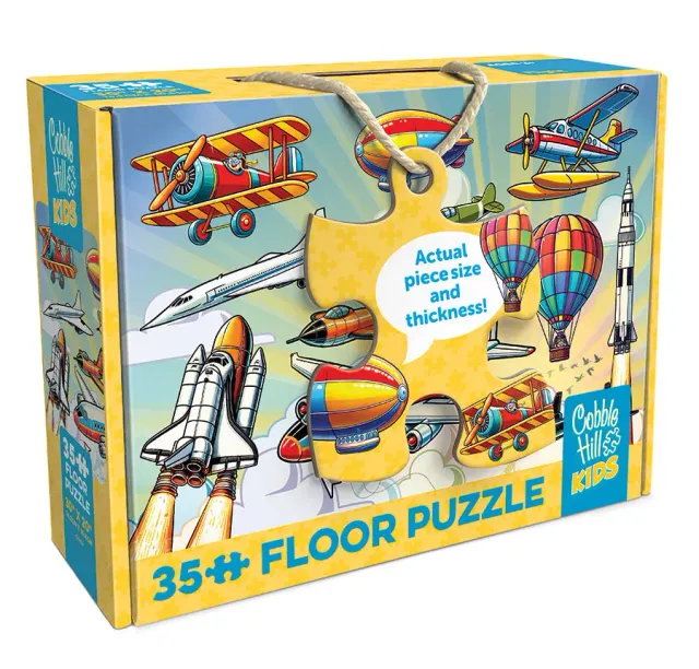 Cobble Hill Flight puzzle podea 35 piese avioane