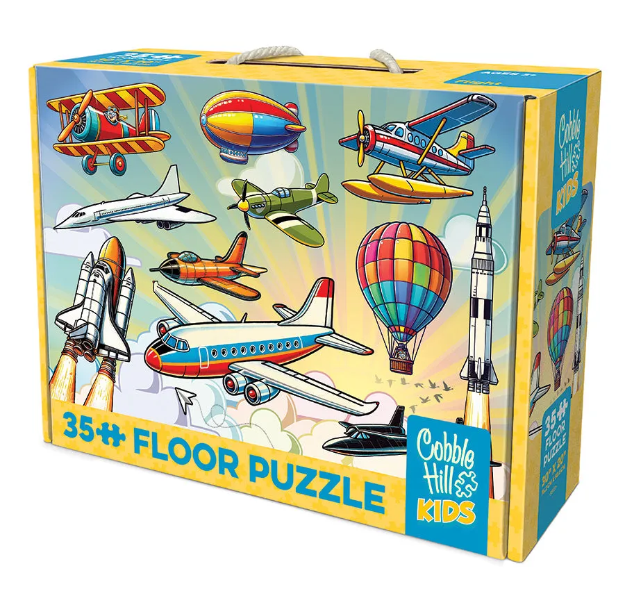 Cobble Hill Flight puzzle podea 35 piese avioane