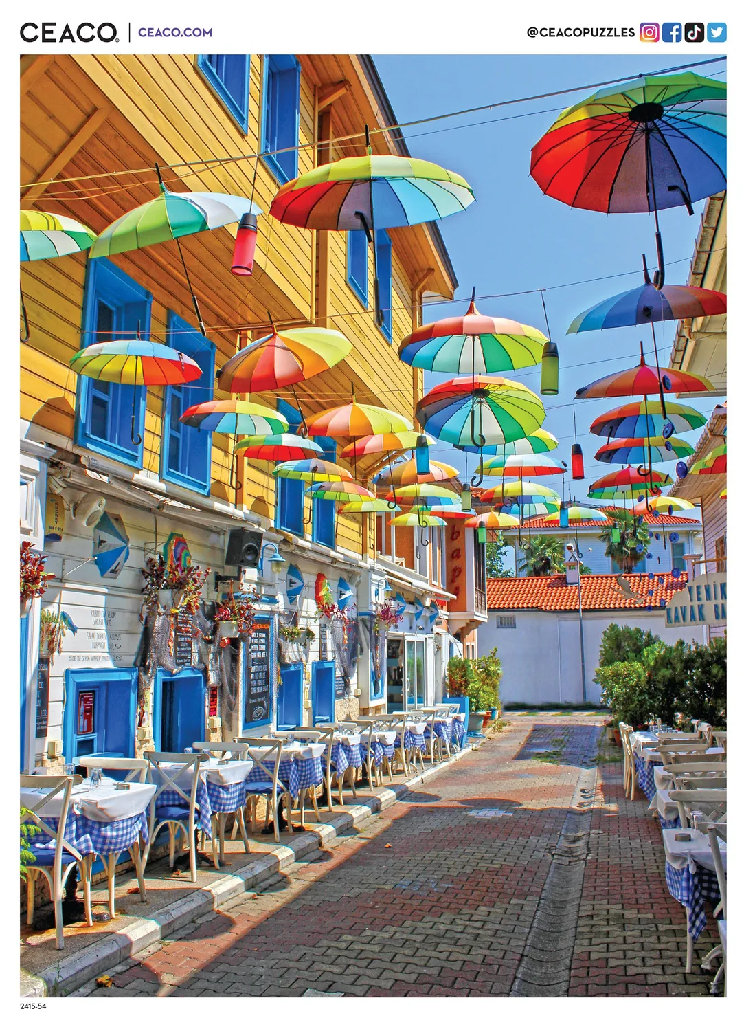 Ceaco Colorful Parisols puzzle 500 piese peisaj